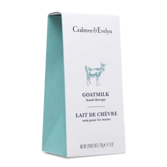 Crabtree & Evelyn Goat Milk Hand Therapy Cream 3.5 oz Moisturizer for Dry Skin - Picture 3 of 4